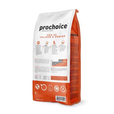 Prochoice Pro 33 Somonlu ve Karidesli Düşük Tahıllı Kısırlaştırılmış Kedi Maması 15 kg