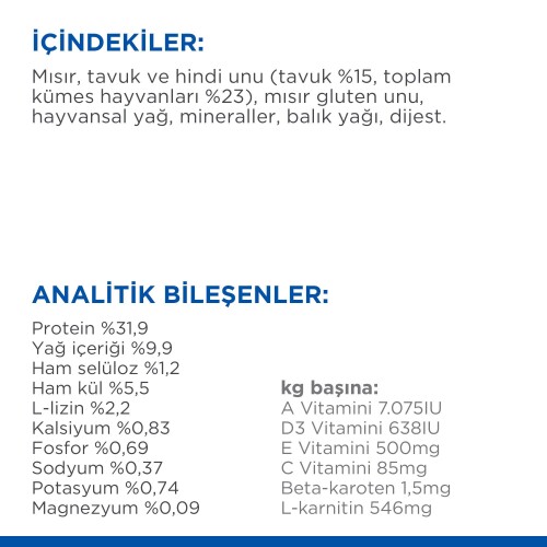 Hill's SCIENCE PLAN Kısırlaştırılmış Yetişkin Tavuklu Kedi Maması 3 kg