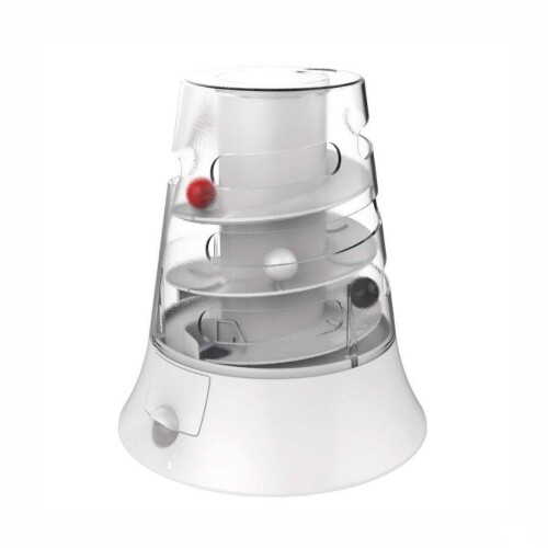M-Pets Vortex Elektronik Kedi Oyuncağı Beyaz
