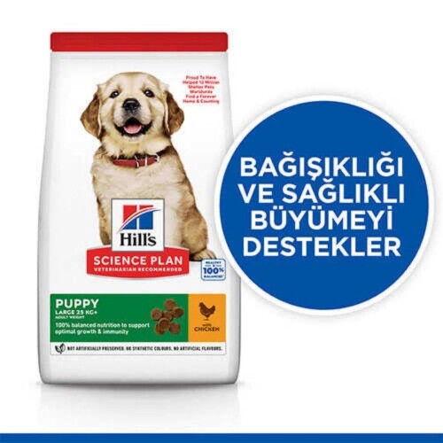 Hill's SCIENCE PLAN Büyük Irk Tavuklu Yavru Köpek Maması 2,5 kg