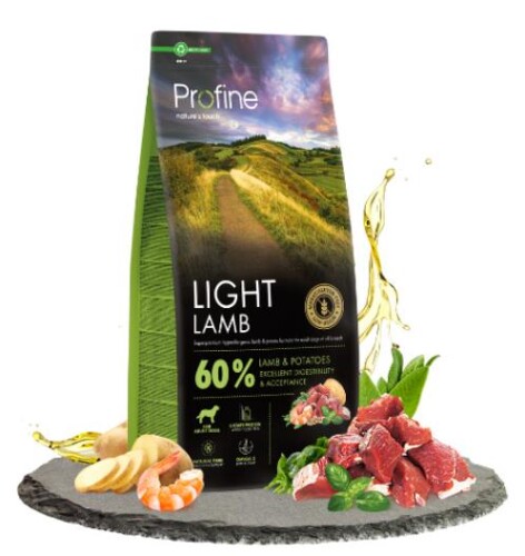 Profine Hipoalerjenik Light Kilo Kontrolü Kuzulu Yetişkin Köpek Maması 12 kg
