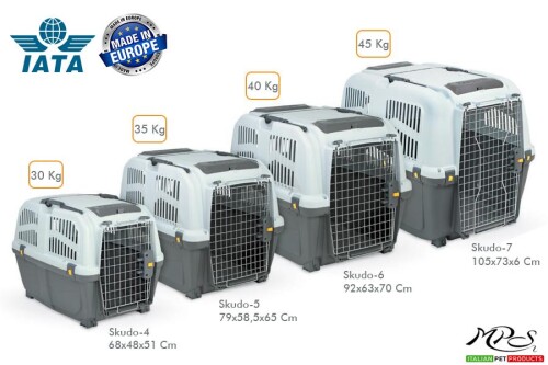 Skudo Lata 3 Kedi Köpek Taşıma Kafesi 60 cm